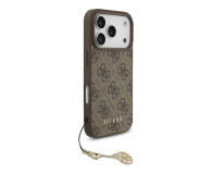 Guess 4G Charms Collection MagSafe do iPhone 17 Pro brązowy - 1365475 - zdjęcie 1